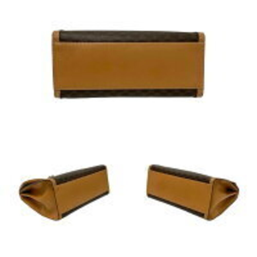 CELINE Macadam Blazon Triomphe logo ring leather handbag shoulder bag brown - Picture 6 of 10